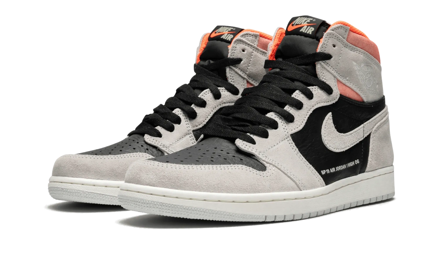 Air Jordan 1 High OG Neutral Grey / Hyper Crimson 