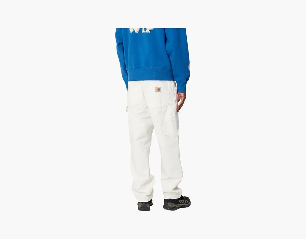 Carhartt WIP Double Knee Work Pants White
