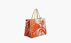 Hermès Tigre A L'Ananas H Canvas Tote Bag Orange & Coral