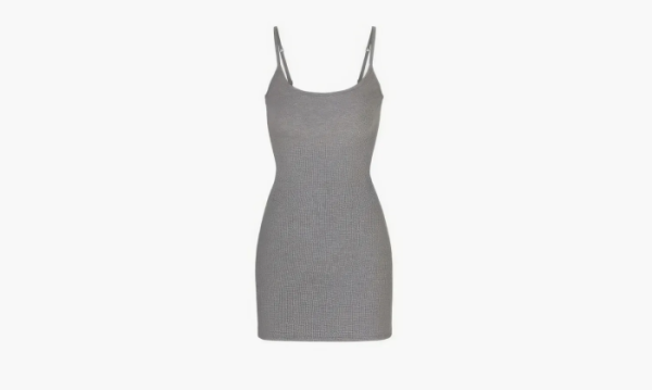 SKIMS Soft Lounge Slip Dress Grey 
