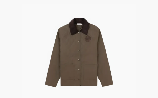 Sporty & Rich SRHWC Worker Jacket Brown 