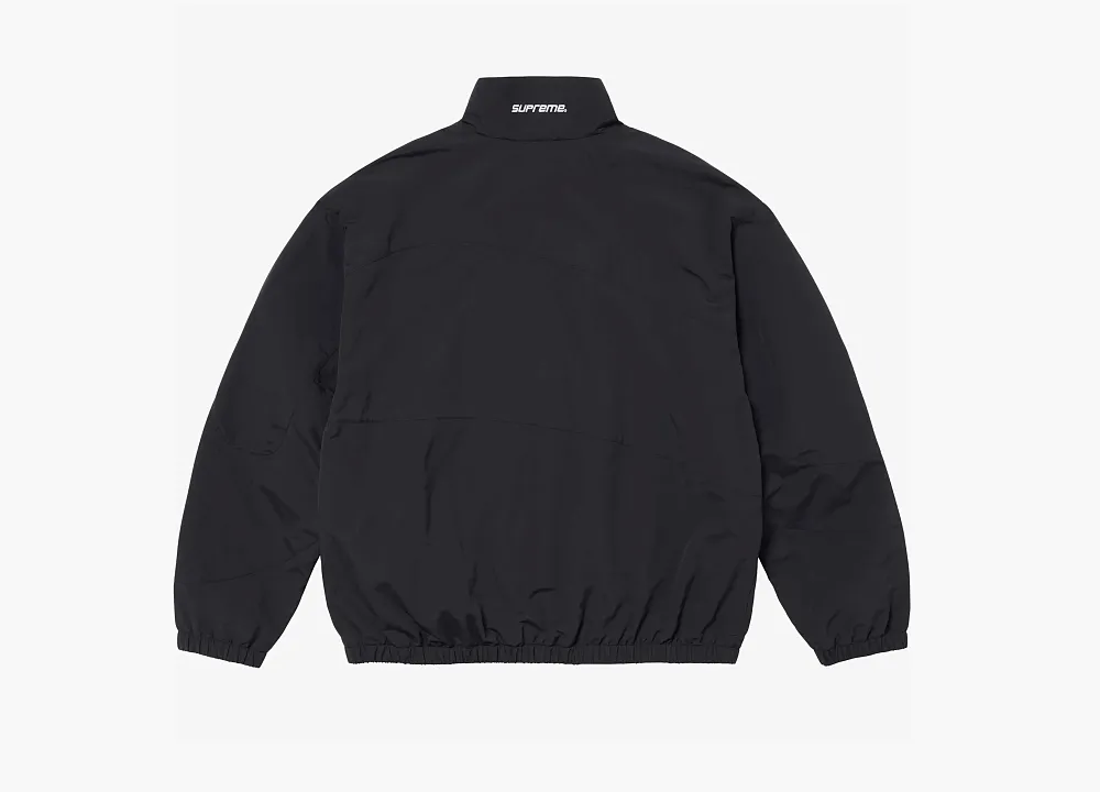 Supreme Curve Track Jacket  Black