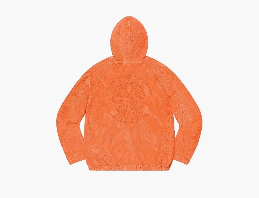 Supreme x Stone Island Corduroy Jacket Orange