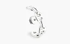 Hermes Single Chaine D'Ancre Enchainee Ear Climber Earring Sterling Silver