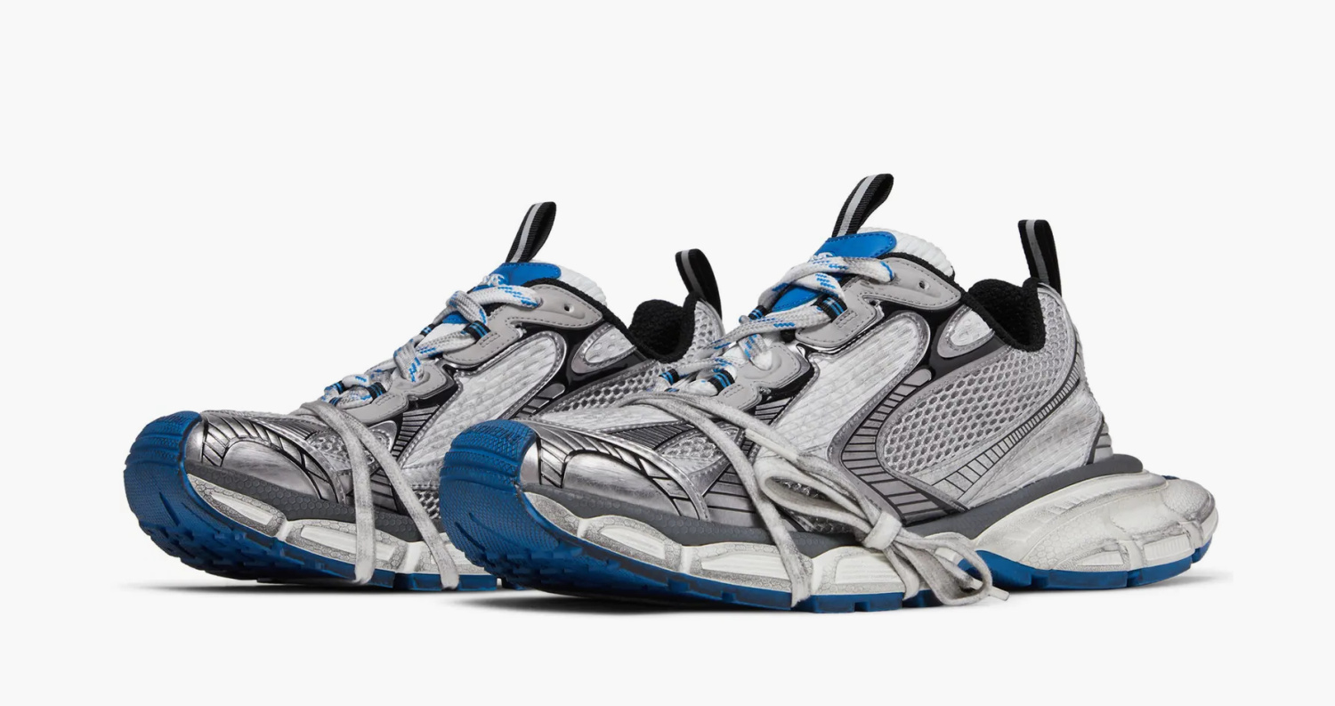 Balenciaga 3XL Sneaker Worn-Out - Grey Blue 