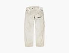 Supreme x MM6 Maison Margiela Distressed Loose Fit Selvedge Jeans White