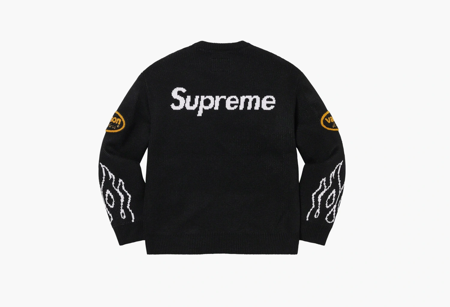 Supreme x Vanson Leathers Sweater Black 