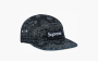 Supreme Bandana Jacquard Denim Camp Cap "Indigo" 