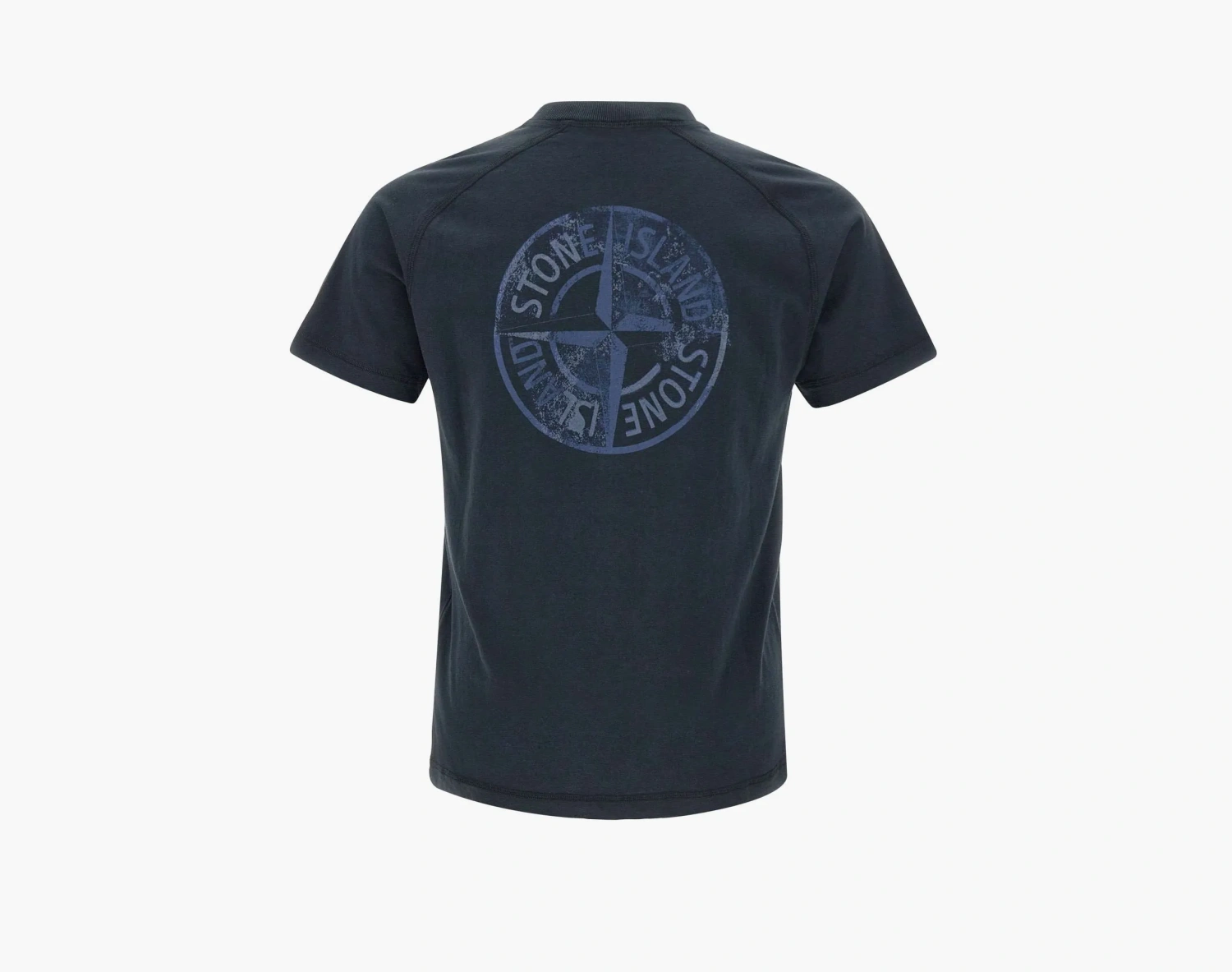 Stone Island Organic Cotton Jersey Slim fit T-Shirt Print Navy Blue 