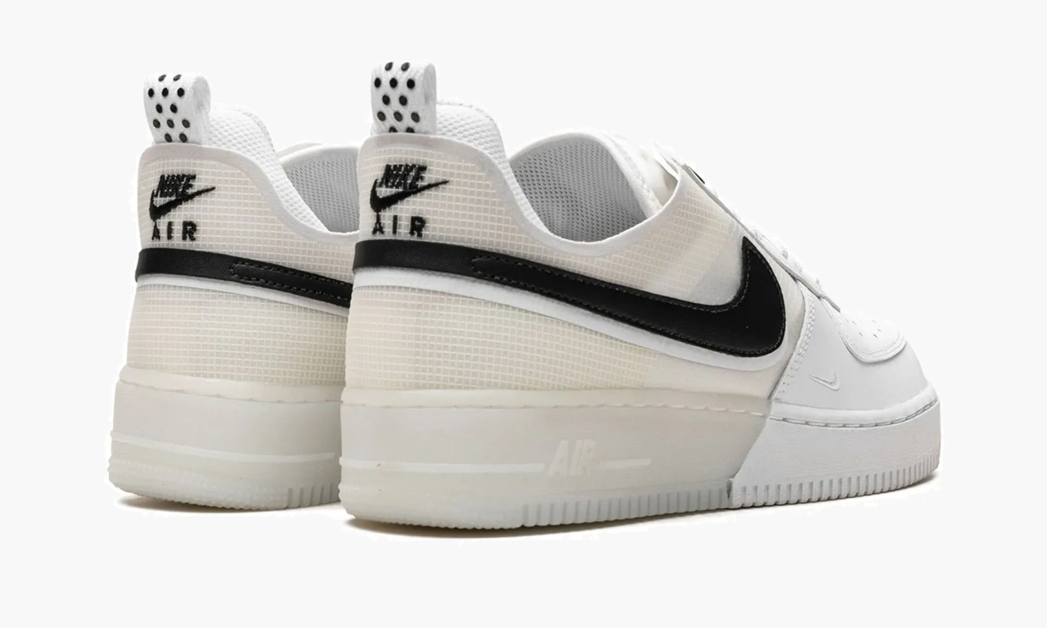 Air Force 1 Low React "White / Black" 