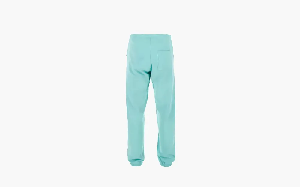 Sporty & Rich Jogger Pants With Printed Logo Light Blue