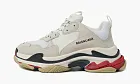Balenciaga Triple S White Black Red