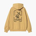 Carhartt WIP Stamp Contains Miracles Hoodie Sand