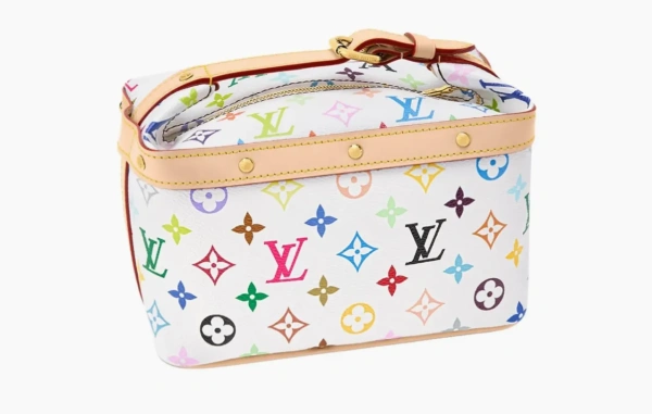 Louis Vuitton x Takashi Murakami Collaboration Cruiser Sansai Brand Monogram White 