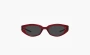 Gentle Monster Metal Acetate Cat's Eye Sunglasses Women Red 