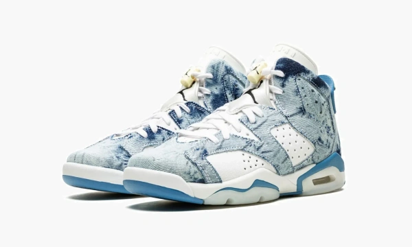 Air Jordan 6 Retro GS Washed Denim 