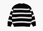 Supreme Loose Gauge Stripe Small Box Sweater Black