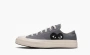Comme des Garçons PLAY x Chuck 70 Low Steel Gray