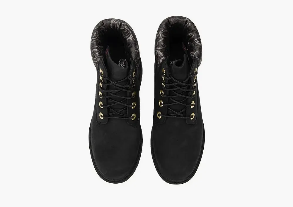 Timberland 6 Inch Heritage Lace Up Cupsole Boots WMNS Black Nubuck