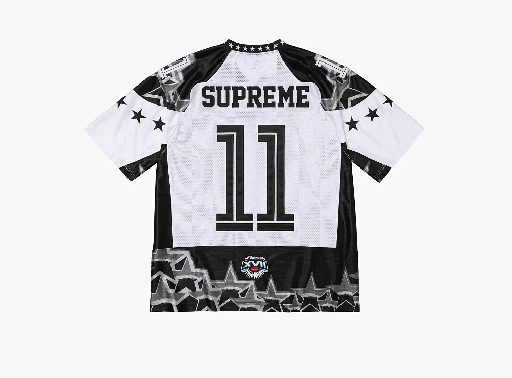 Supreme Stars Football Jersey Black