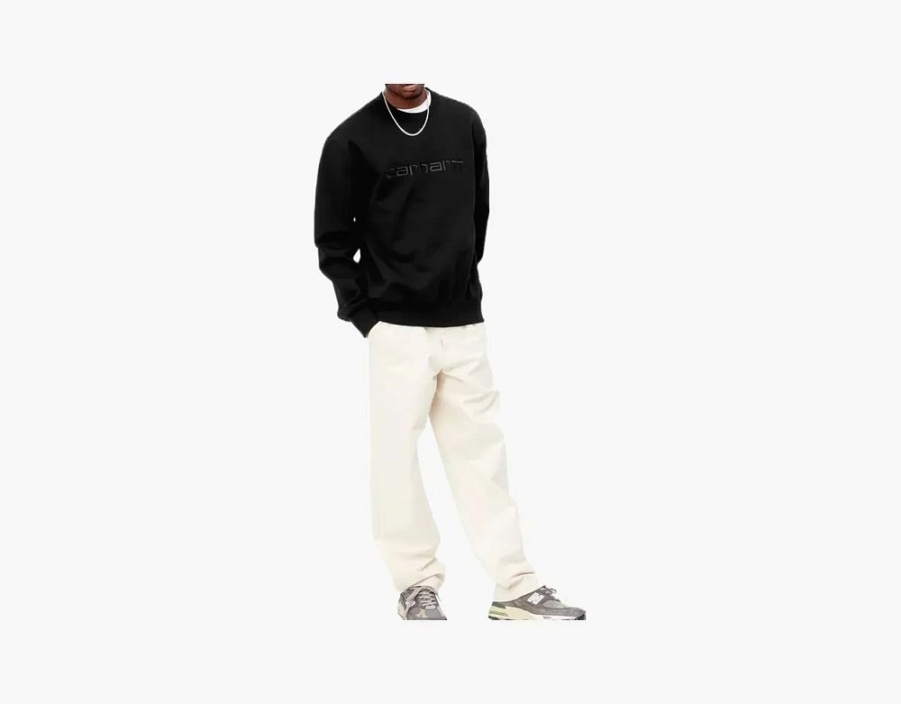 Carhartt WIP Tonal Logo Sweatshirt Black