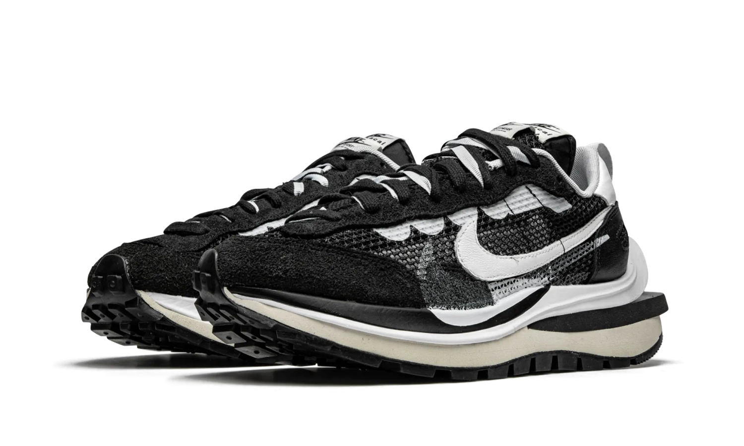 Nike Sacai Vaporwaffle Black White 