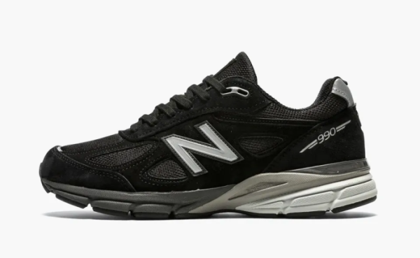 New Balance 990v4 Made in USA Black Silver 