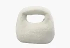Miu Miu Wander Series Shoulder Bag In Sheepskin White
