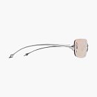 Gentle Monster Ttl 02 Sunglasses Silver / Clear