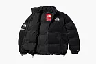 Supreme x The North Face Suede Nuptse Jacket Black