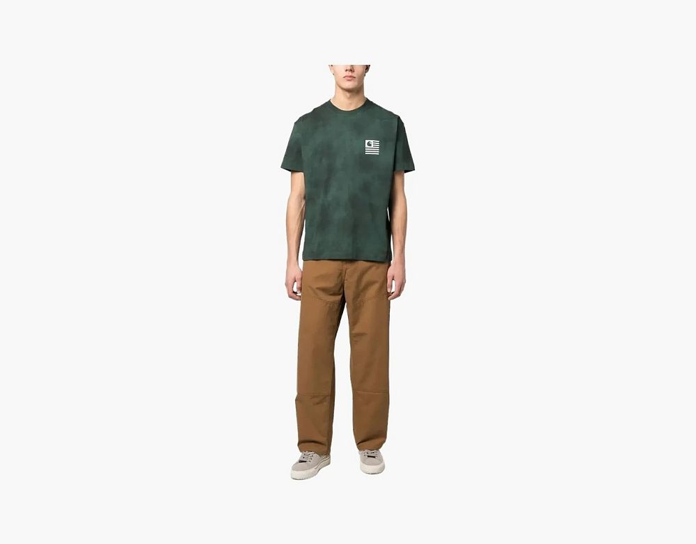 Carhartt WIP Cotton Work Pants Brown