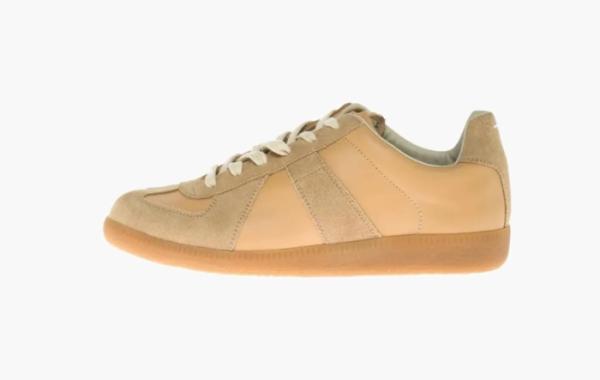 Maison Margiela Replica Nappa Leather Sneakers Sand/Croissant 