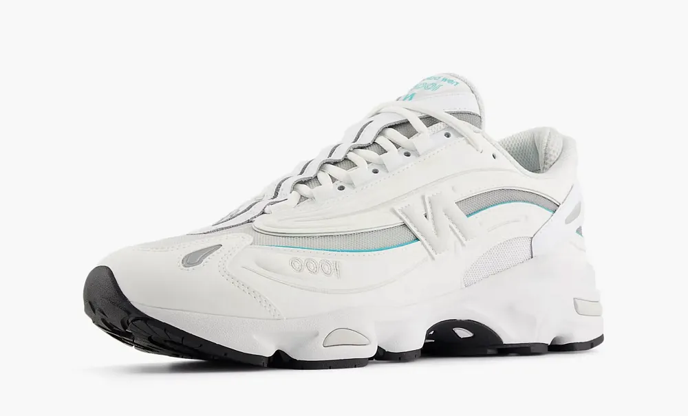 New Balance 1000 White Aqua JD Exclusive