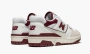 New Balance 550 Sea Salt Burgundy 