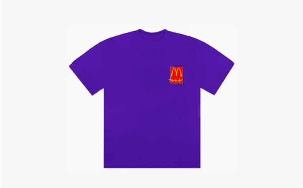 Cactus Jack by Travis Scott x McDonald's Action Figure Series II T-Shirt Purple 