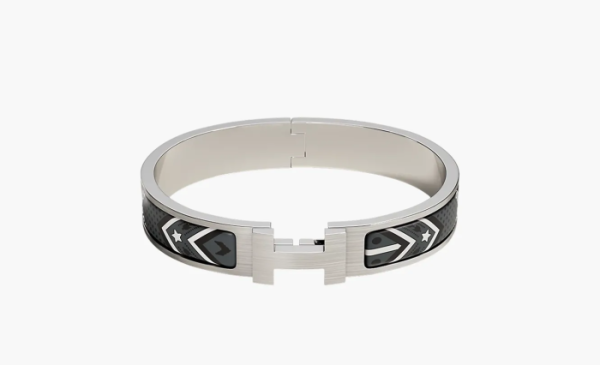 Hermès Clic HH Bandana bracelet Silver 