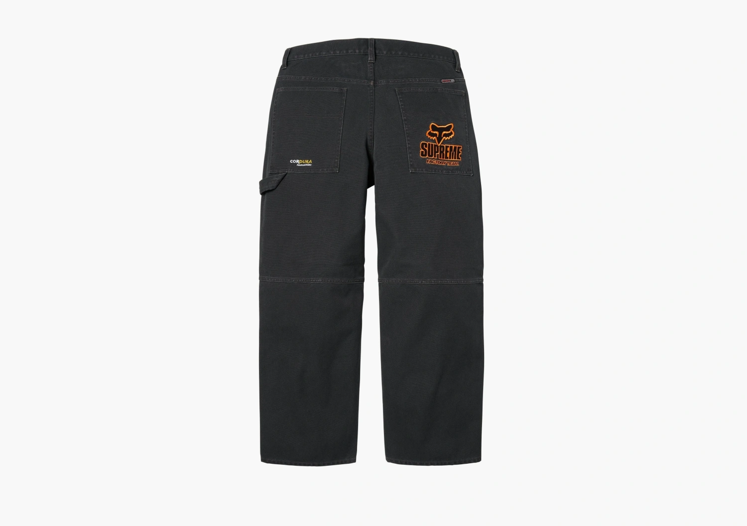 Supreme x Fox Racing Cordura Baggy Jeans Black 