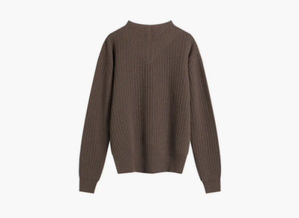 Rick Owens Fisherman Rib Crew Dust 