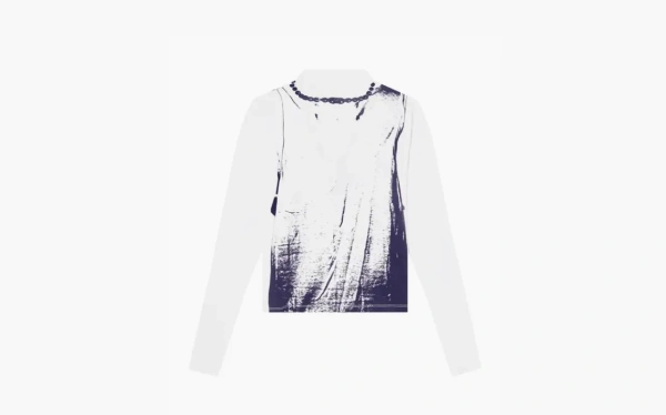 MM6 Maison Margiela Printed Mockneck Black  MM6 Maison Margiela Printed Mockneck Black