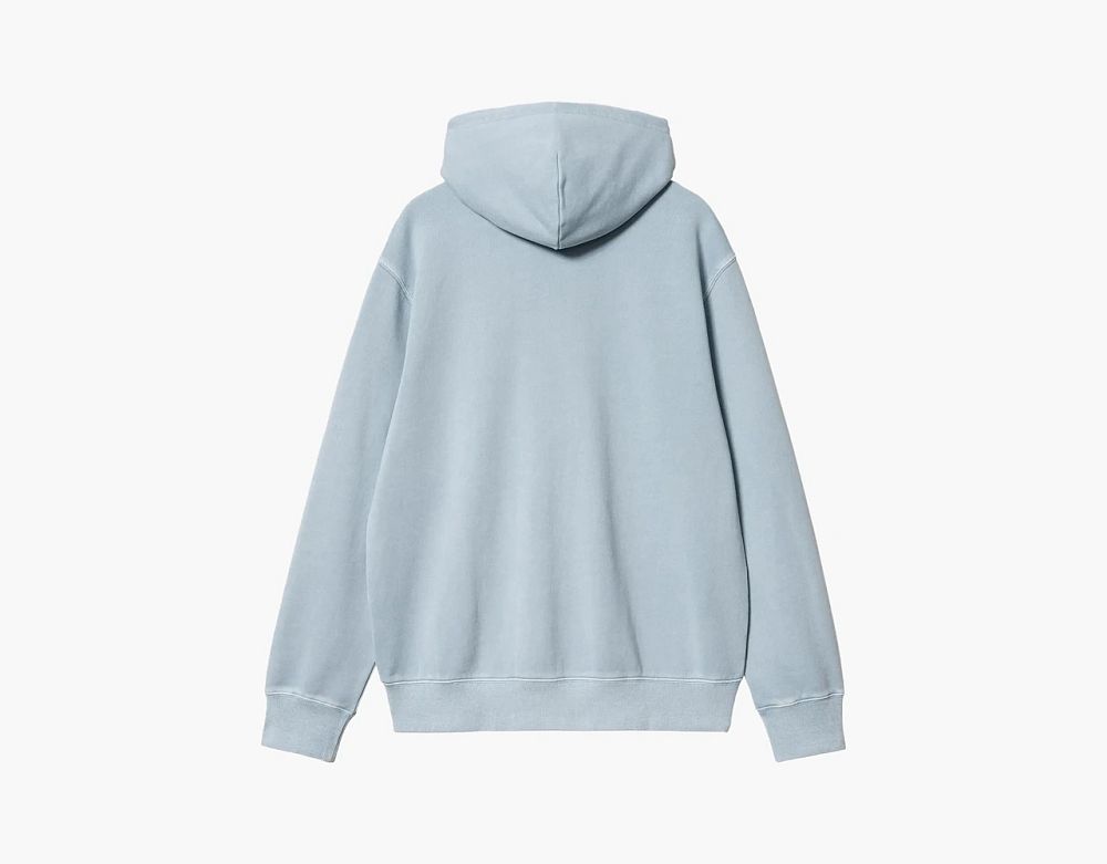 Carhartt WIP Duster Script Zip Hoodie Light Blue