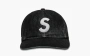 Supreme Cordura Denim S Logo 6-Panel Black 