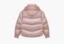 New Balance Cropped Hooded Down Jacket Pink 