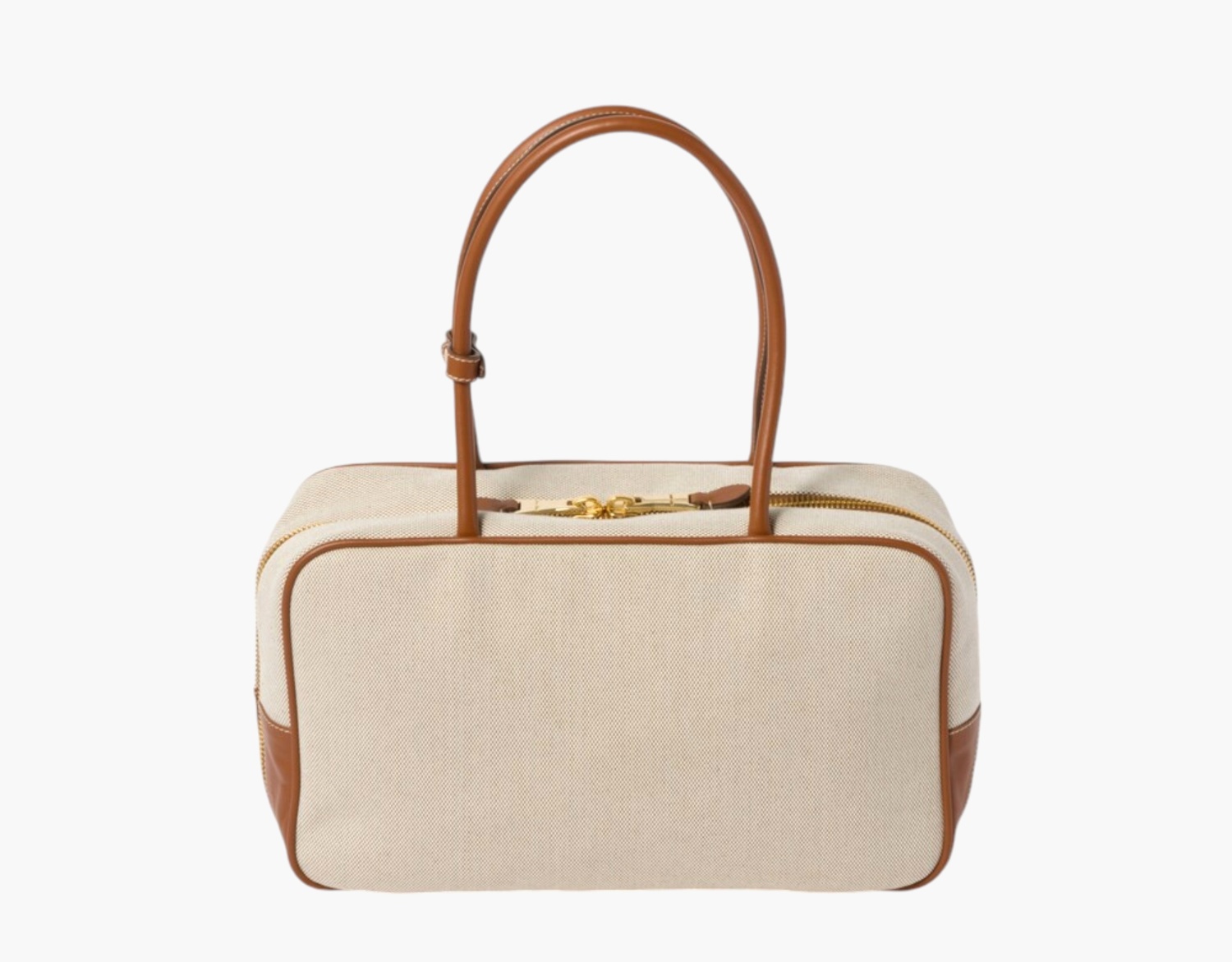 Miu Miu Canvas bag "Beige/Brandy" 