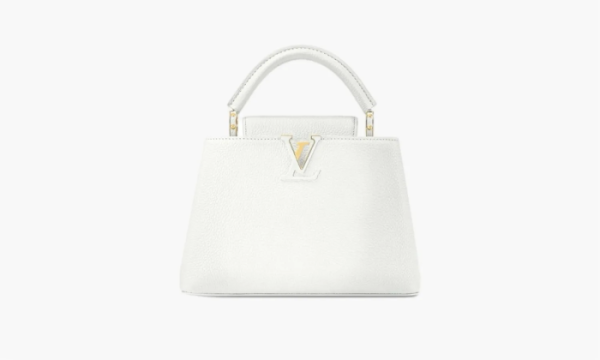 Louis Vuitton Capucines BB Taurillion Leather Snow 
