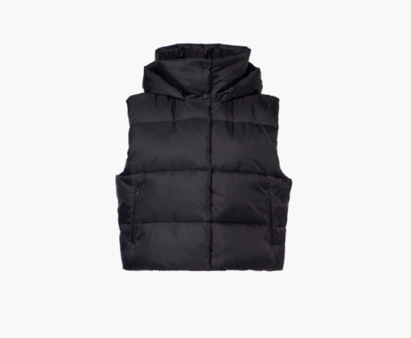 Alo Yoga Gold Rush Puffer Vest Black 