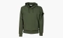 Stone Island Garment Dyed Popover Hoodie Sage 