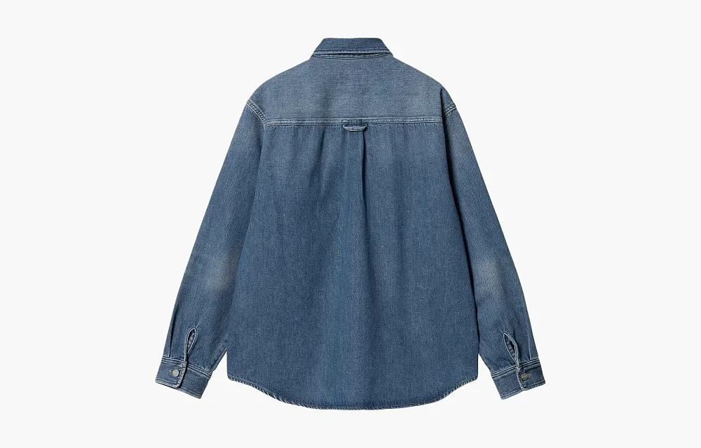 Carhartt WIP Salinac Denim Shirt Jac Blue