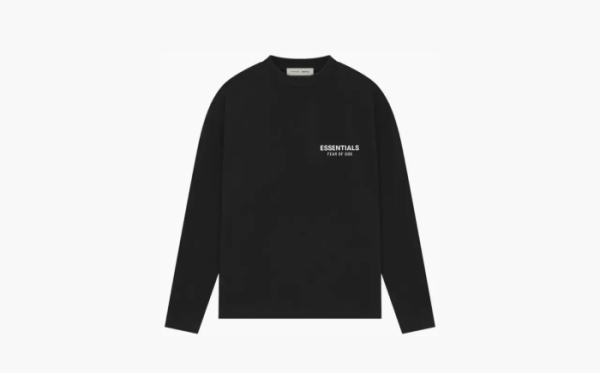 Fear of God Essentials Classic Long-Sleeve Tee Jet Black 