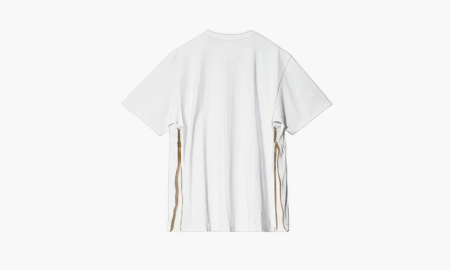 фото Sacai X Carhartt T-shirt Golden Zip "White" (Футболки)-I034104-1VZ-XX