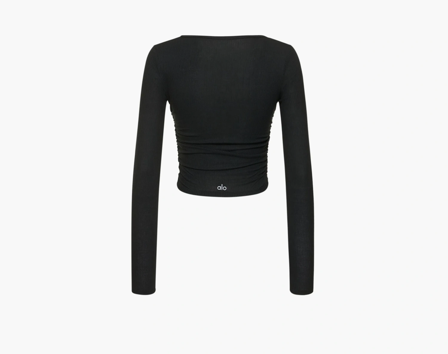 Alo Yoga Gather Long Sleeve Black 